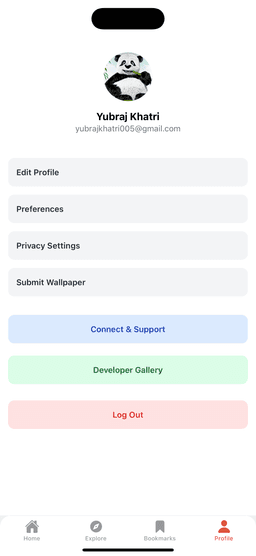 ArrayWall project thumbnail - Handmade wallpaper app for iOS & Android